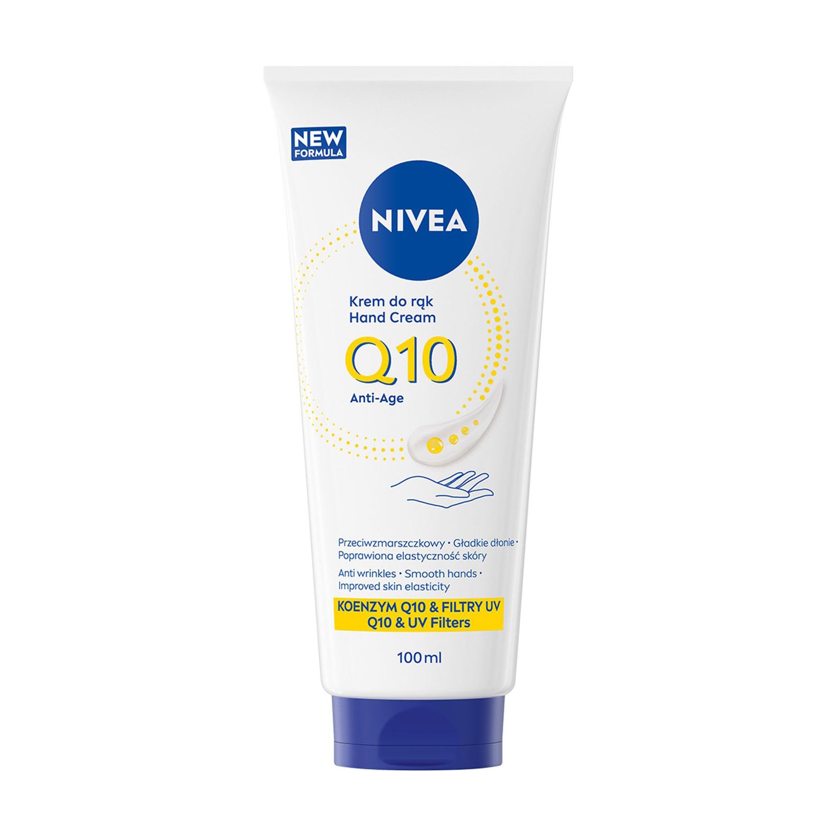 Антивіковий крем для рук NIVEA Q10 Anti-Age Hand Cream з коензимом Q10 та УФ-фільтрами, 100 мл
